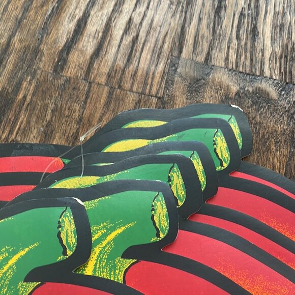 Set of 6 Linens-n-Things Spooky Lantern Pumpkin Jack-o'-lantern Table Placemats - Picture 7 of 14